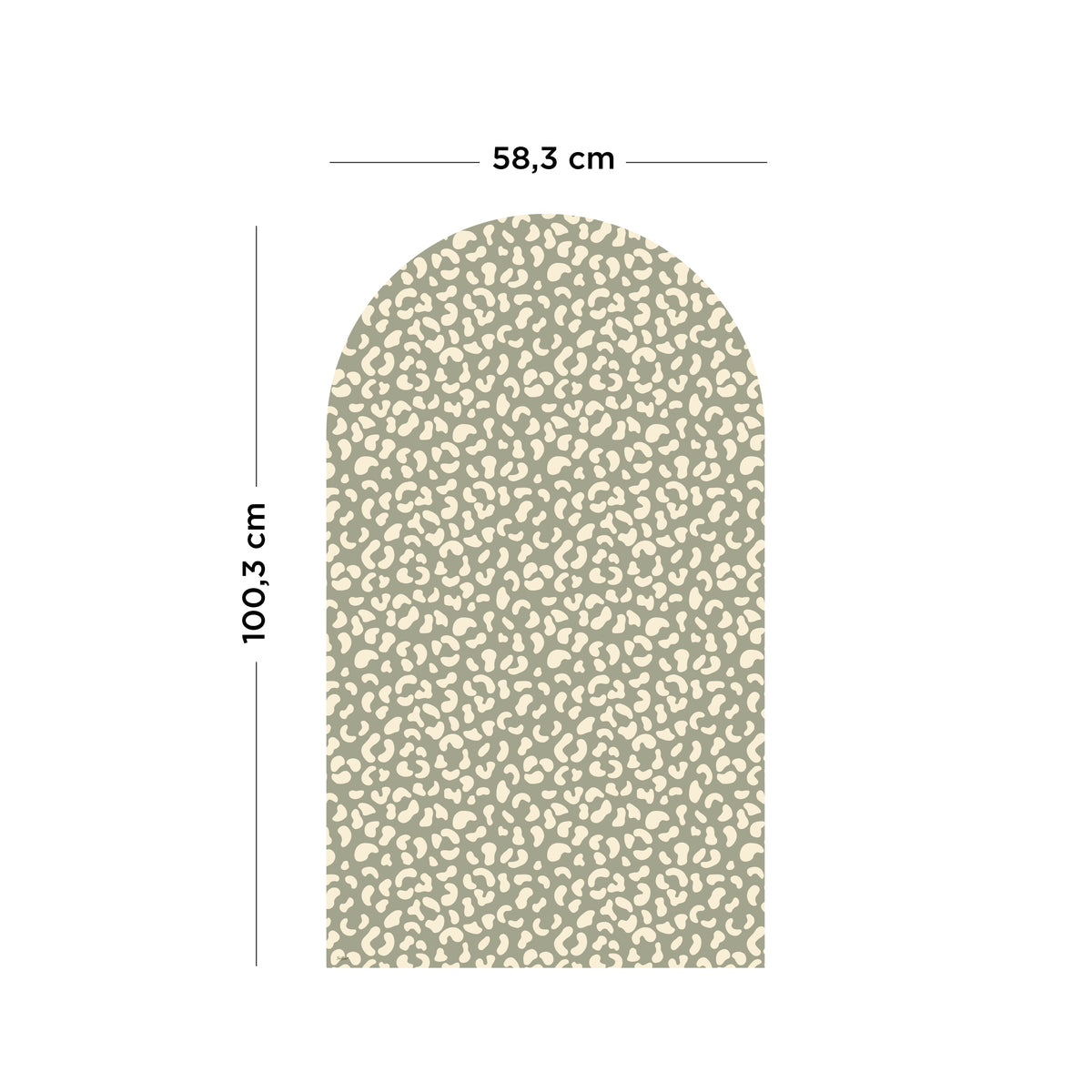 Dimensions du tableau magnétique arche graou vert