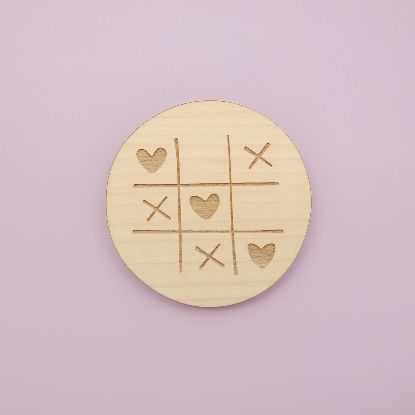 Magnets en bois Mots d'Amour