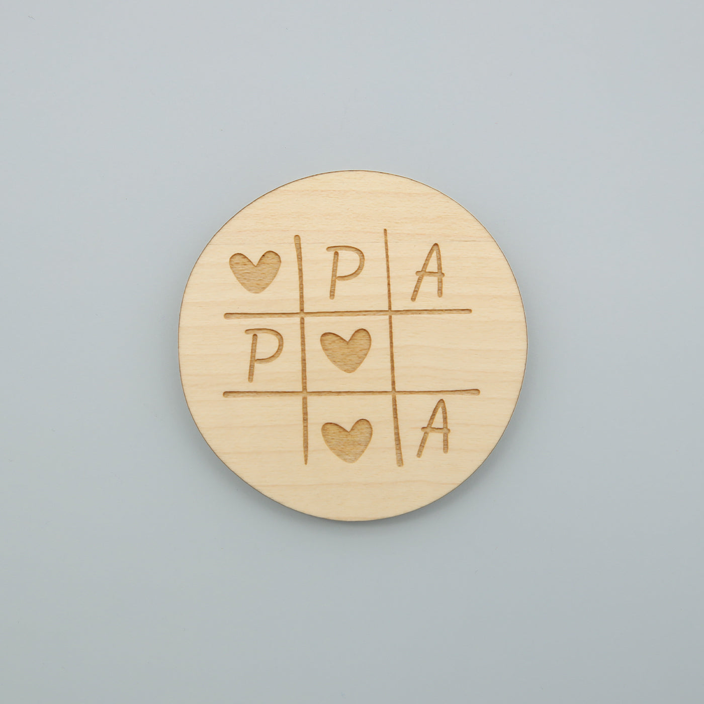 Magnets en bois Papa