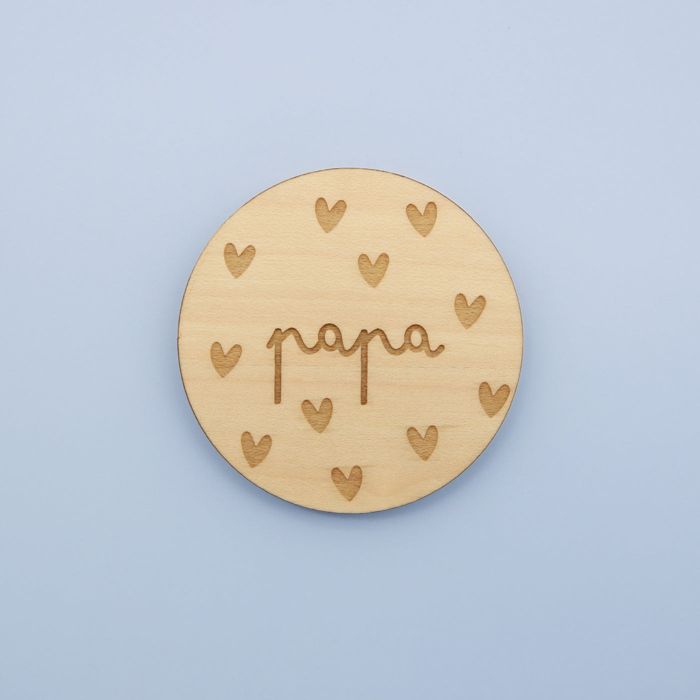 Magnets en bois Papa