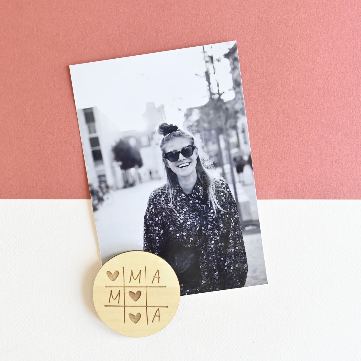 Magnets en bois Maman