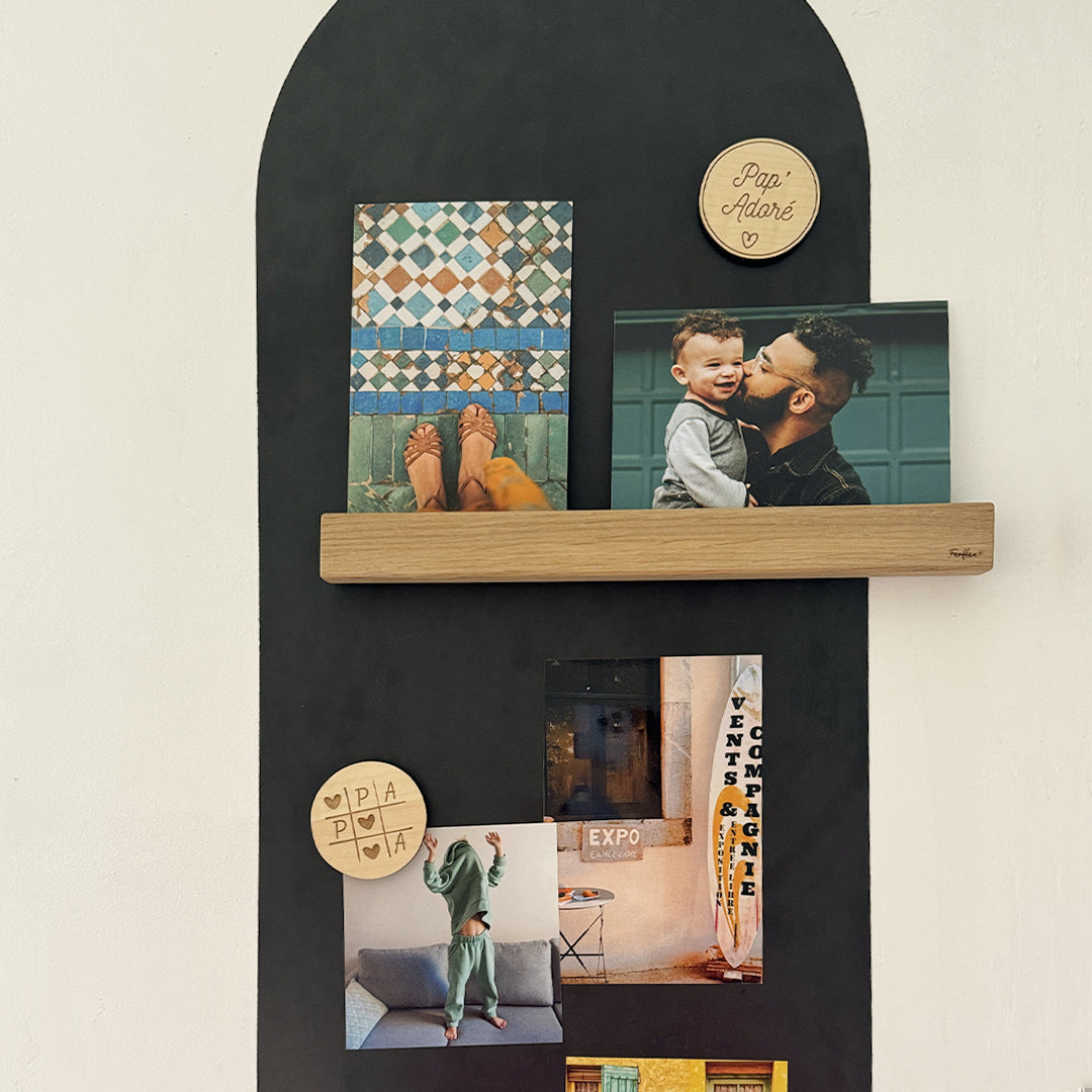 Magnets en bois Papa