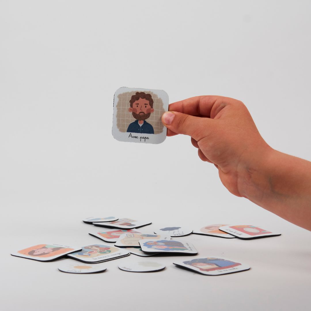 magnet du kit routines matin et soir enfant
