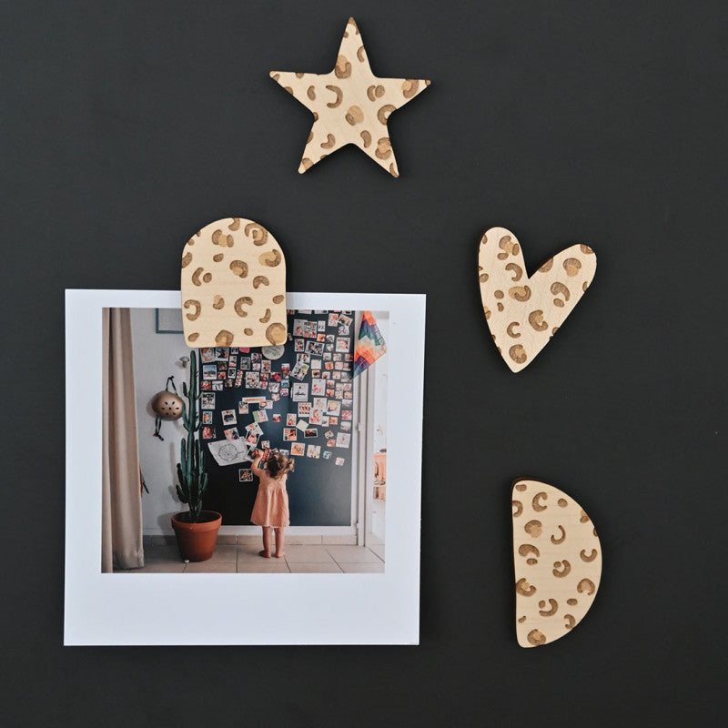 Magnets en bois Graou