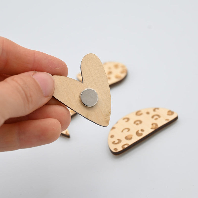 Magnets en bois Graou