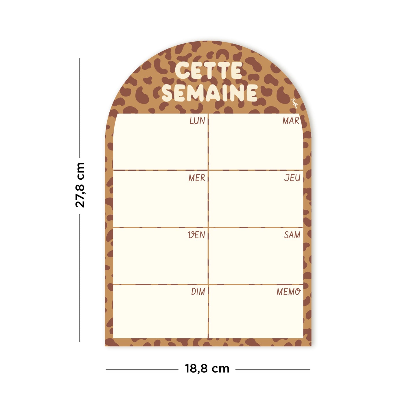 Cette semaine - Planning magnétique hebdomadaire Graou