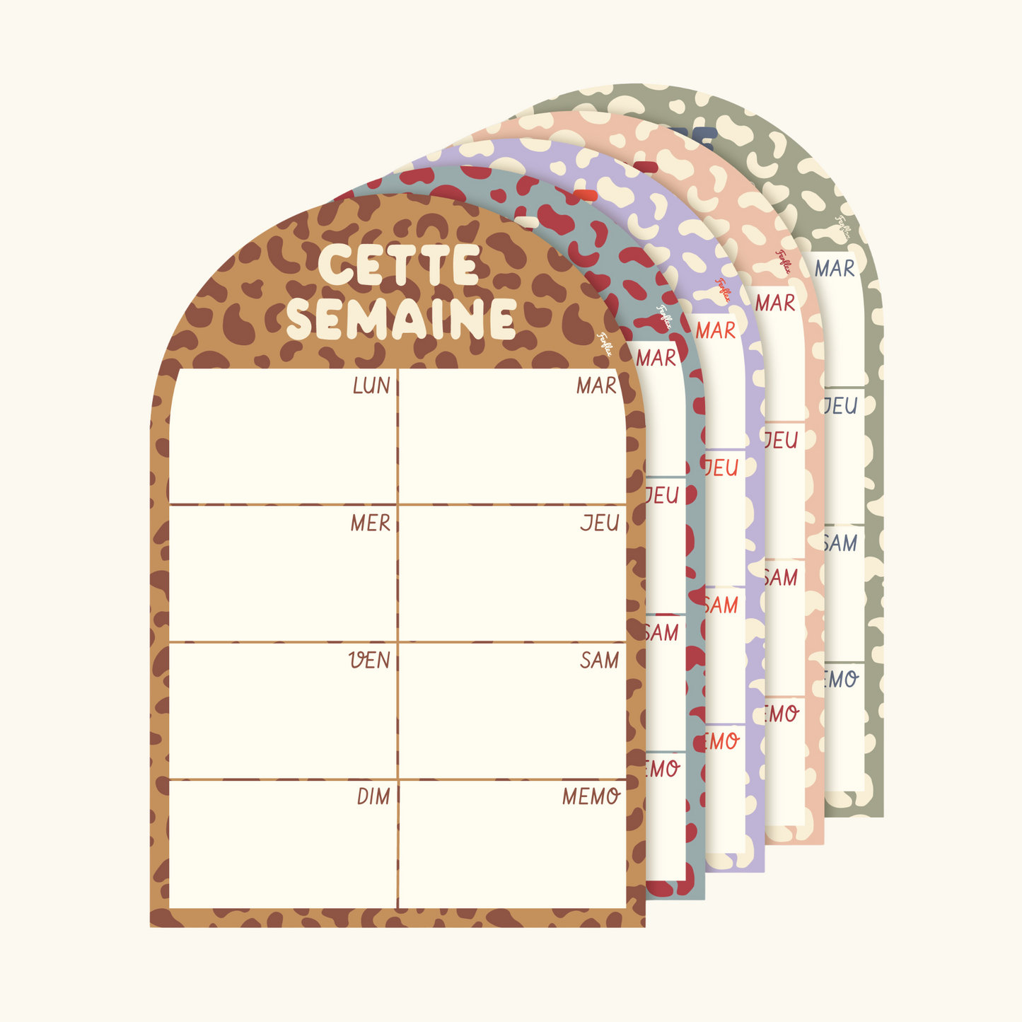 Cette semaine - Planning magnétique hebdomadaire Graou