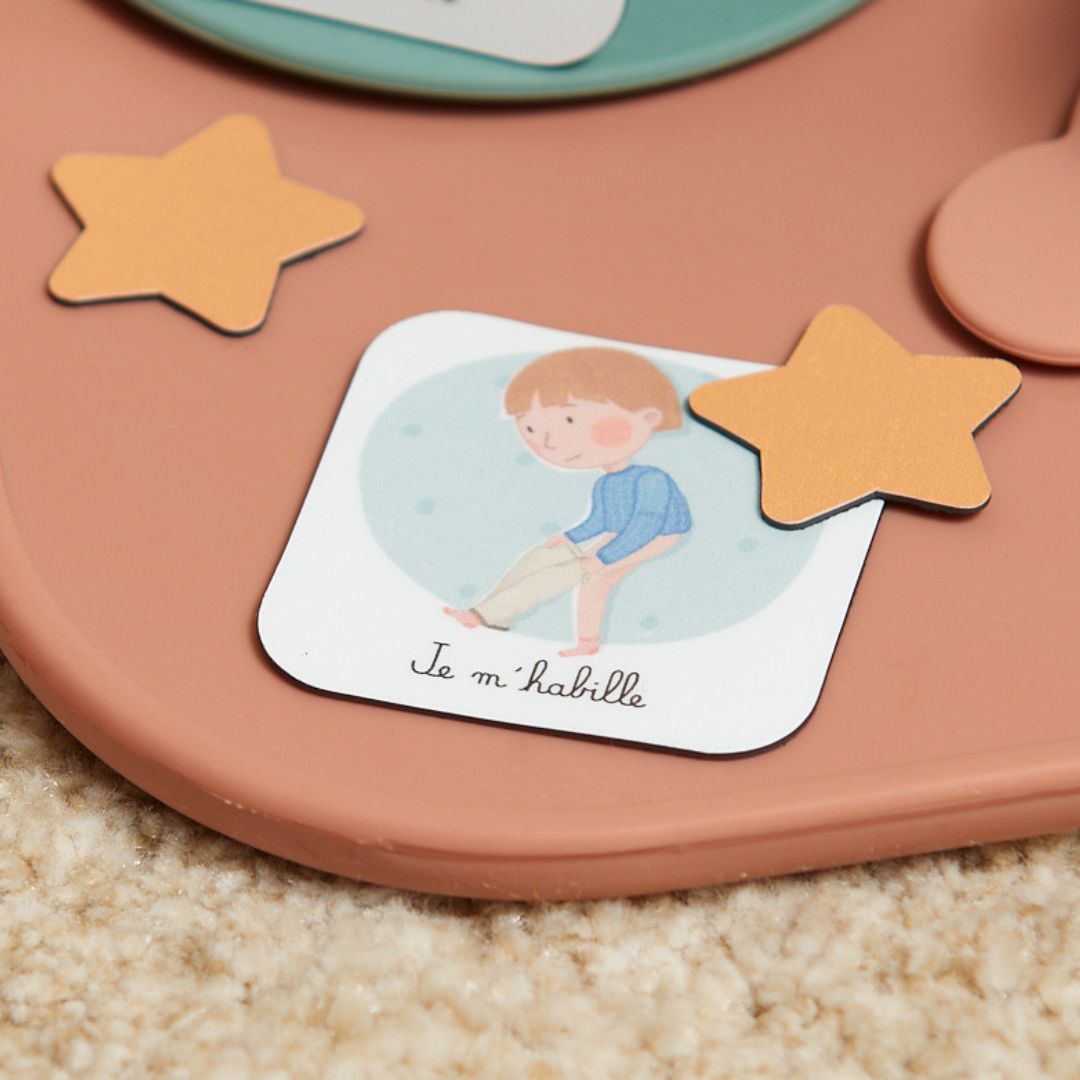 magnet enfant routine avec étoile de récompense
