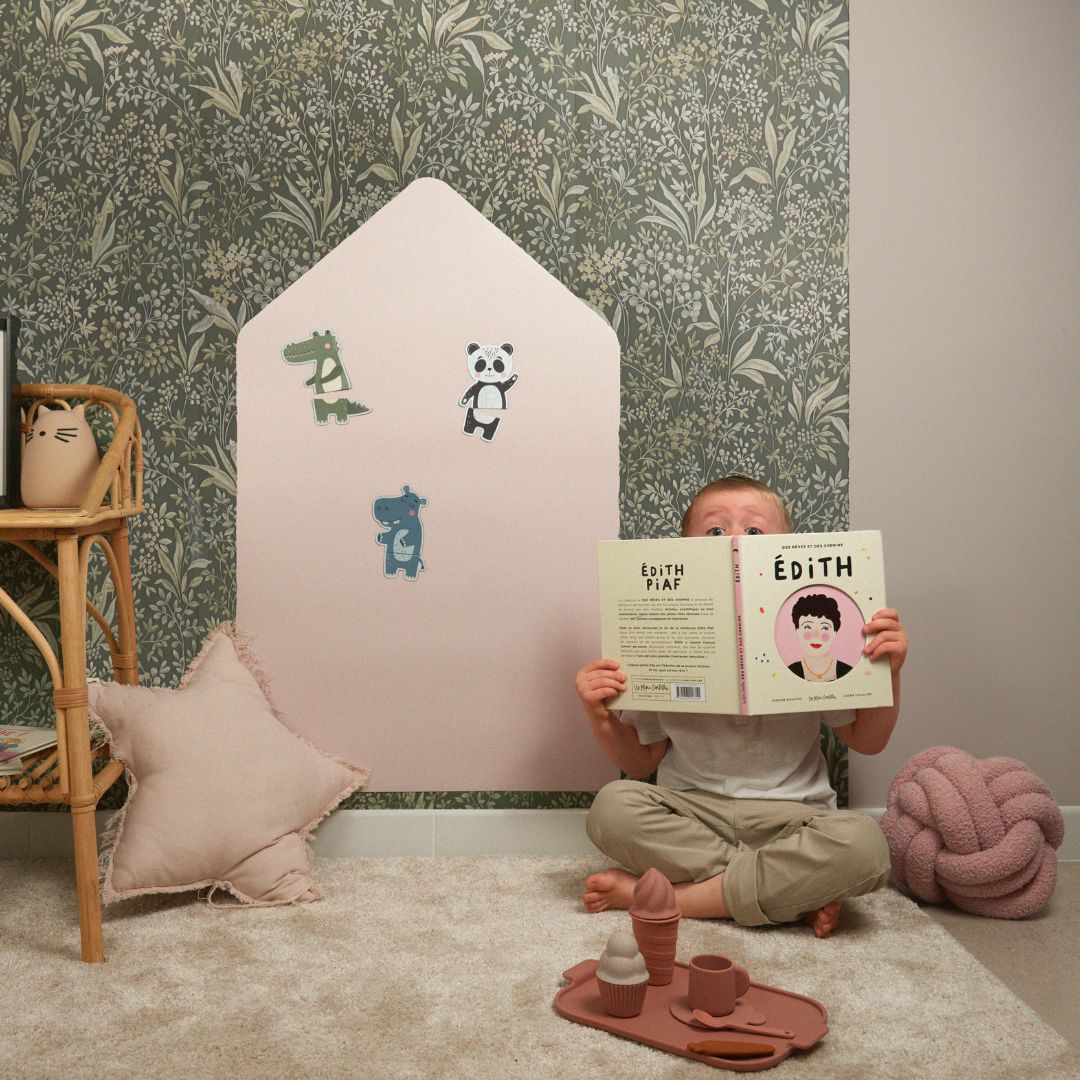 Tableau magnétique maison colorée