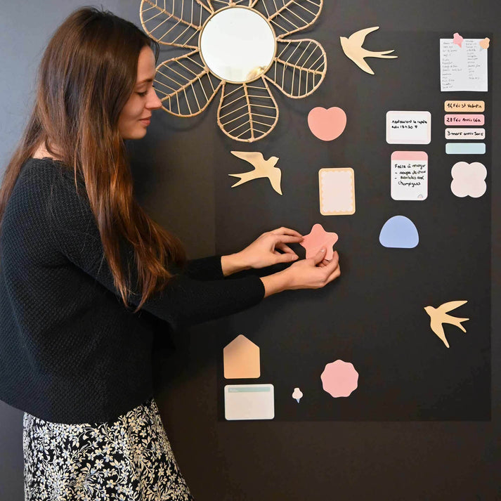 FERFLEX - Calendrier mural magnétique - Planificateur mensuel - Tableau