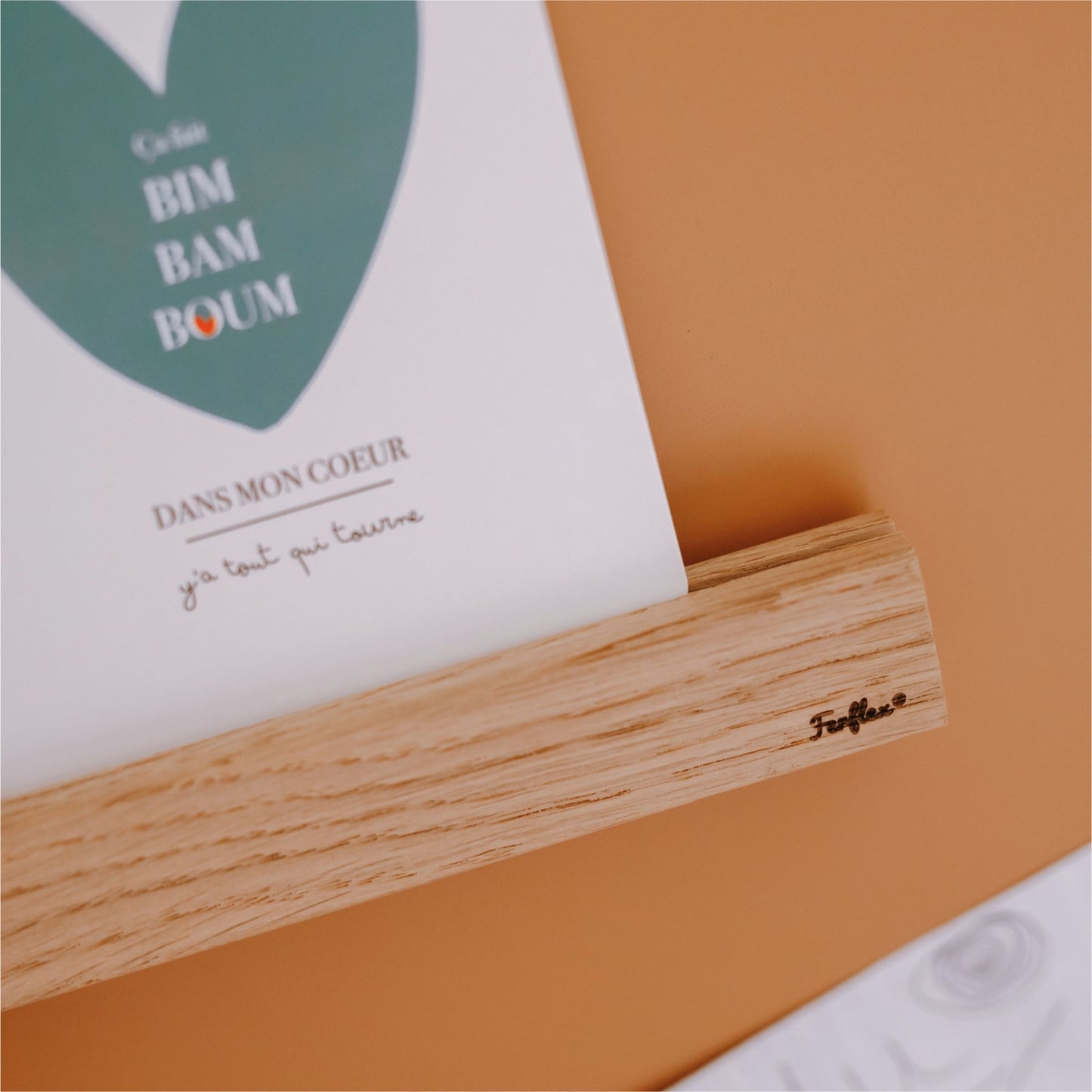 Étagère murale bois