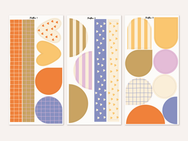 Magnets colorés offerts avec le tableau magnétique arche léopard Ferflex