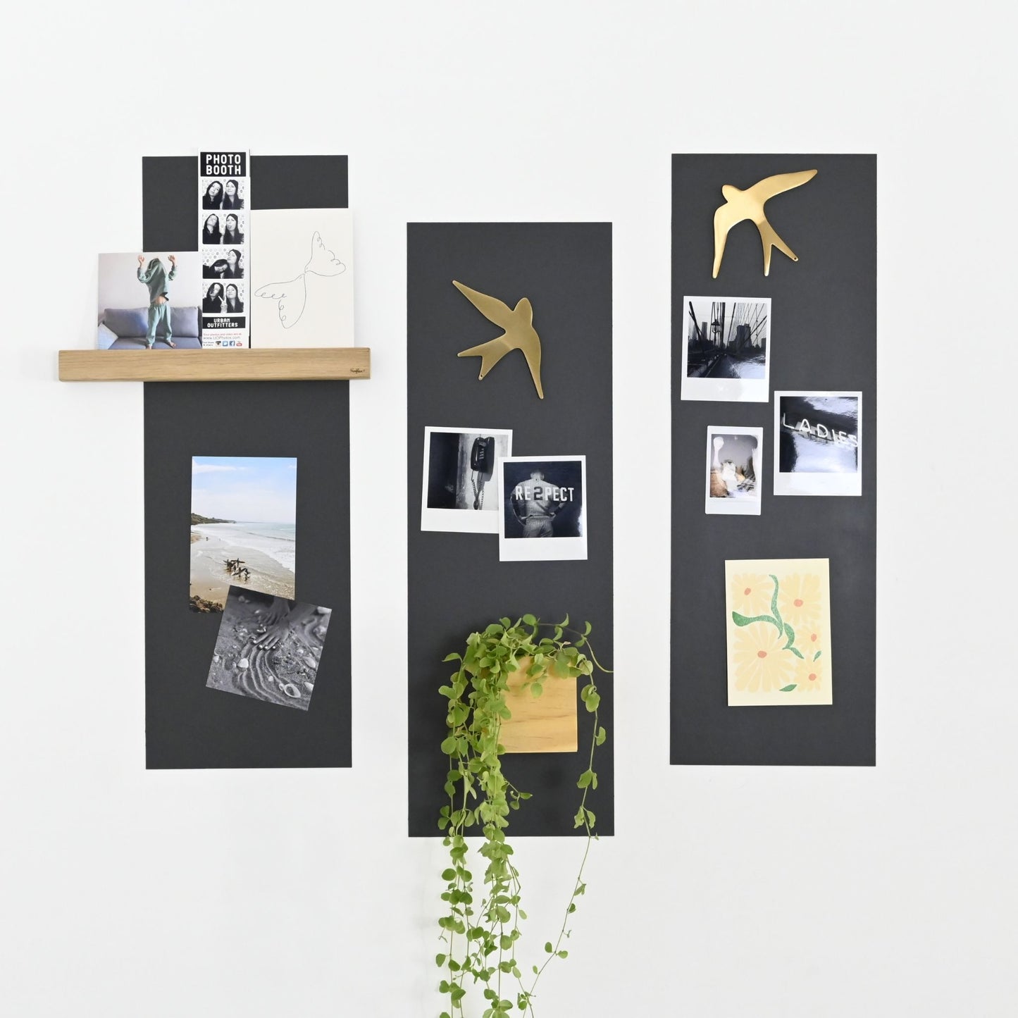 Tableau magnétique triptyque