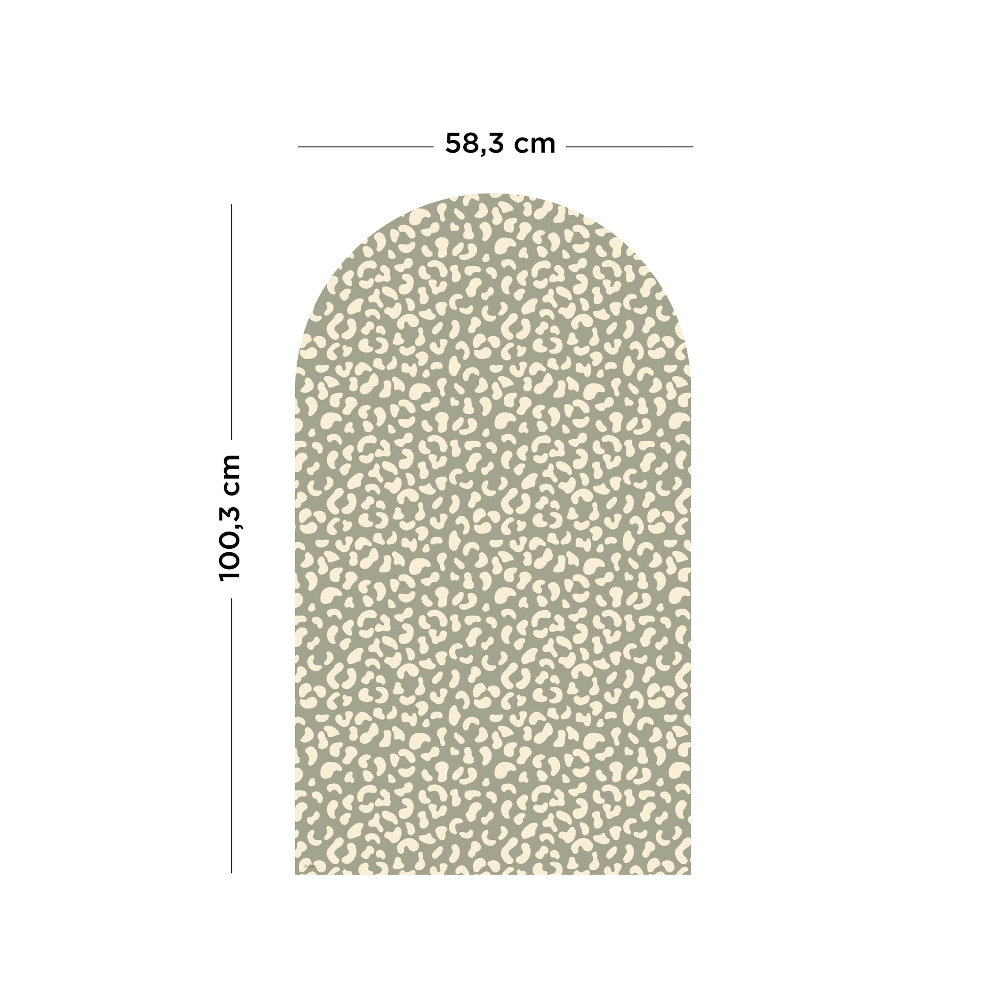 Dimensions du tableau magnétique arche graou vert