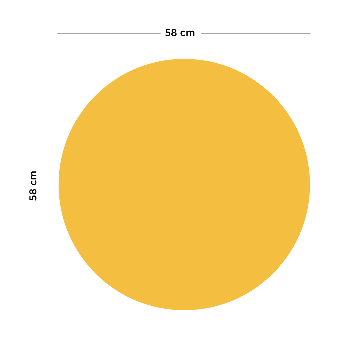 Tableau magnétique rond coloré