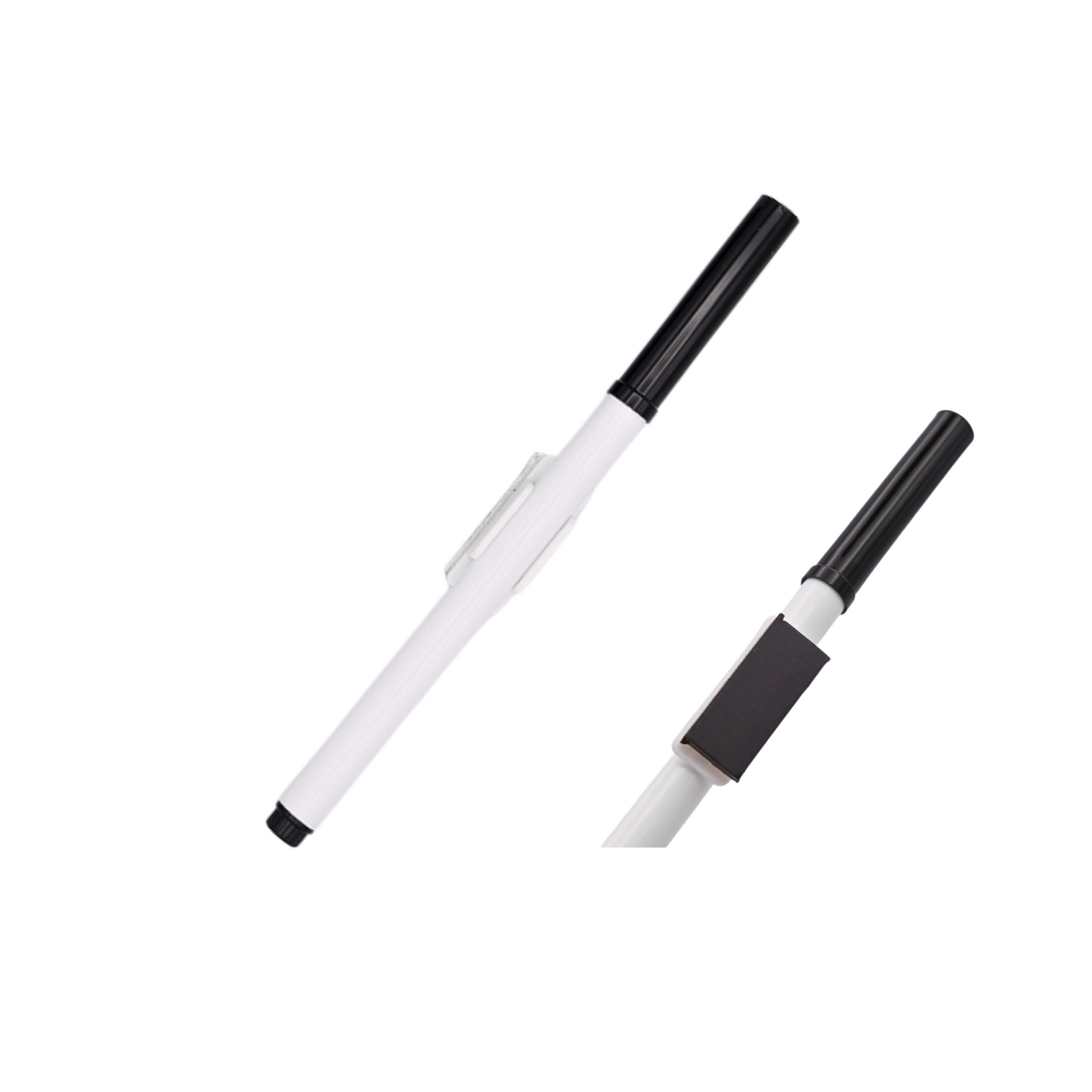 Feutre noir effaçable à sec avec porte-marqueur pour tableau blanc