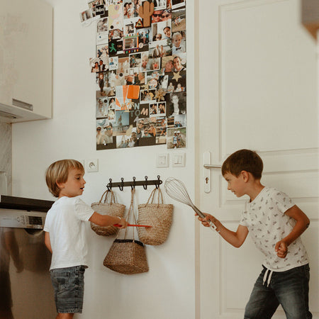 Kit papier peint magnétique adhésif permanent