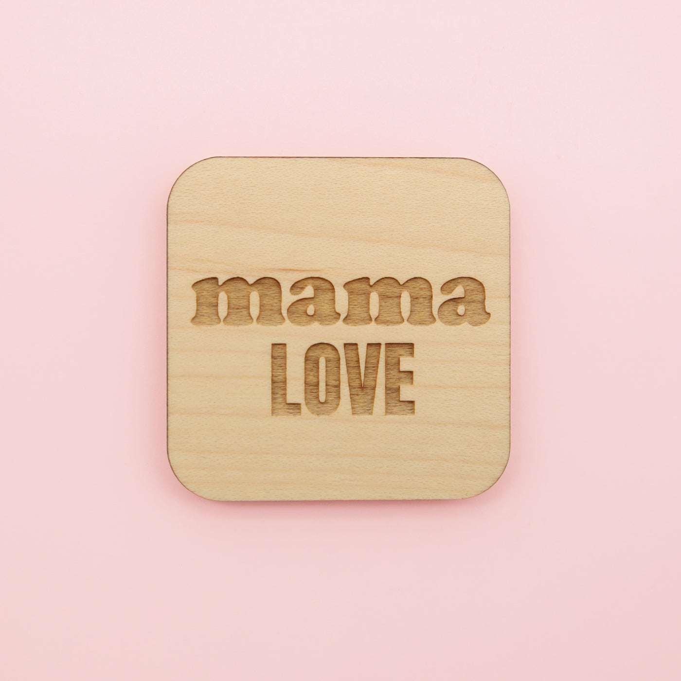 Magnets en bois Maman