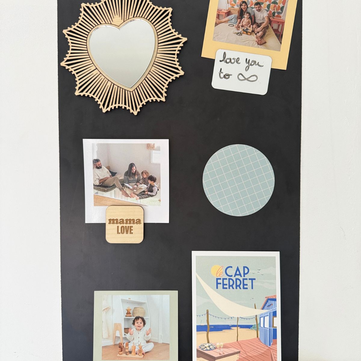Magnets en bois Maman