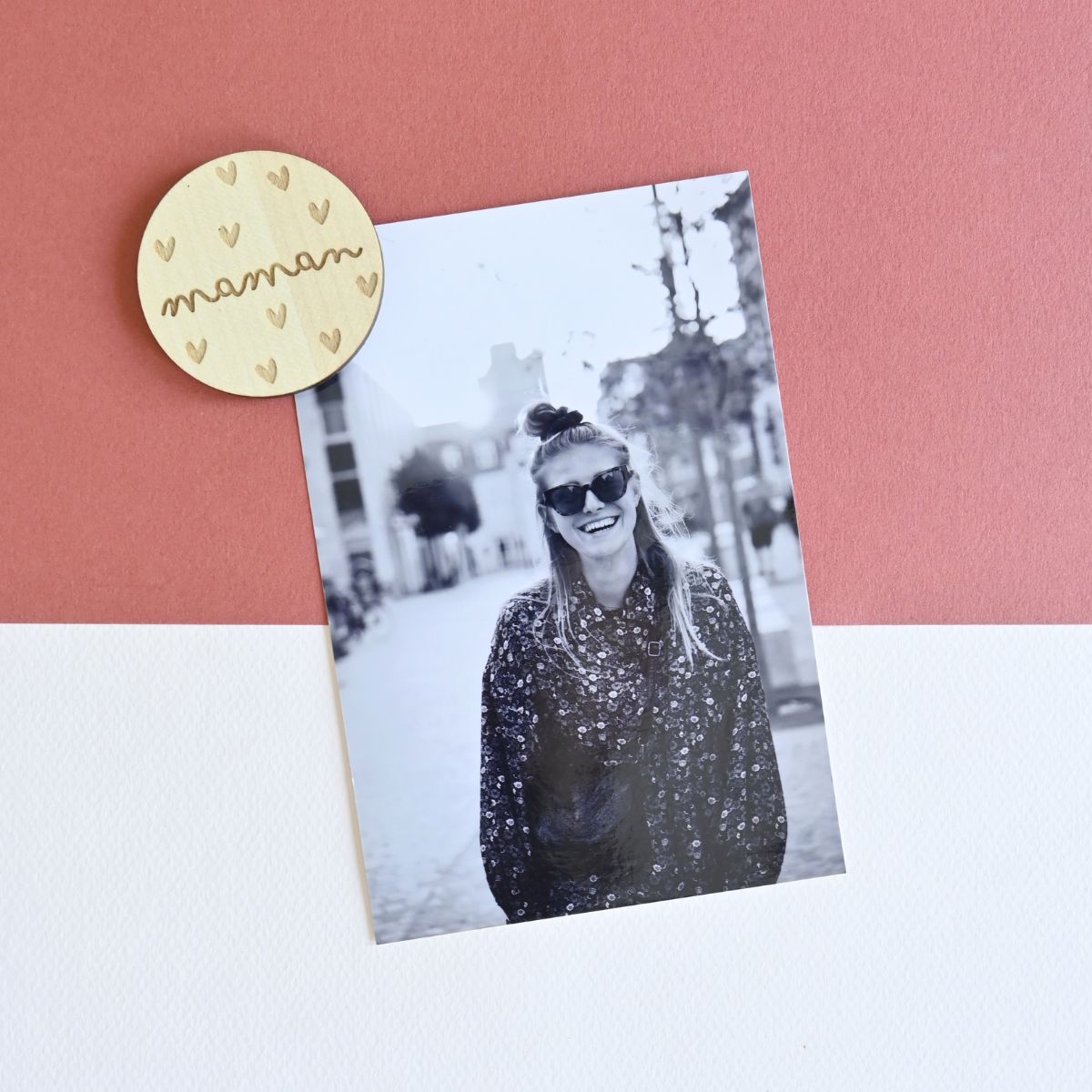 Magnets en bois Maman