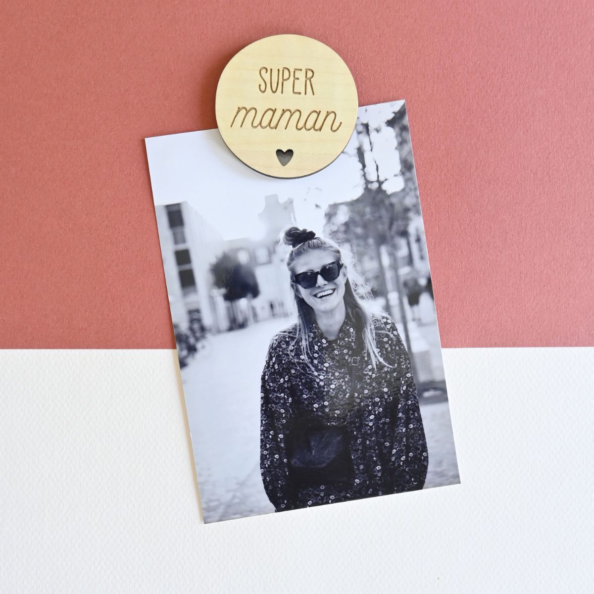 Magnets en bois Maman