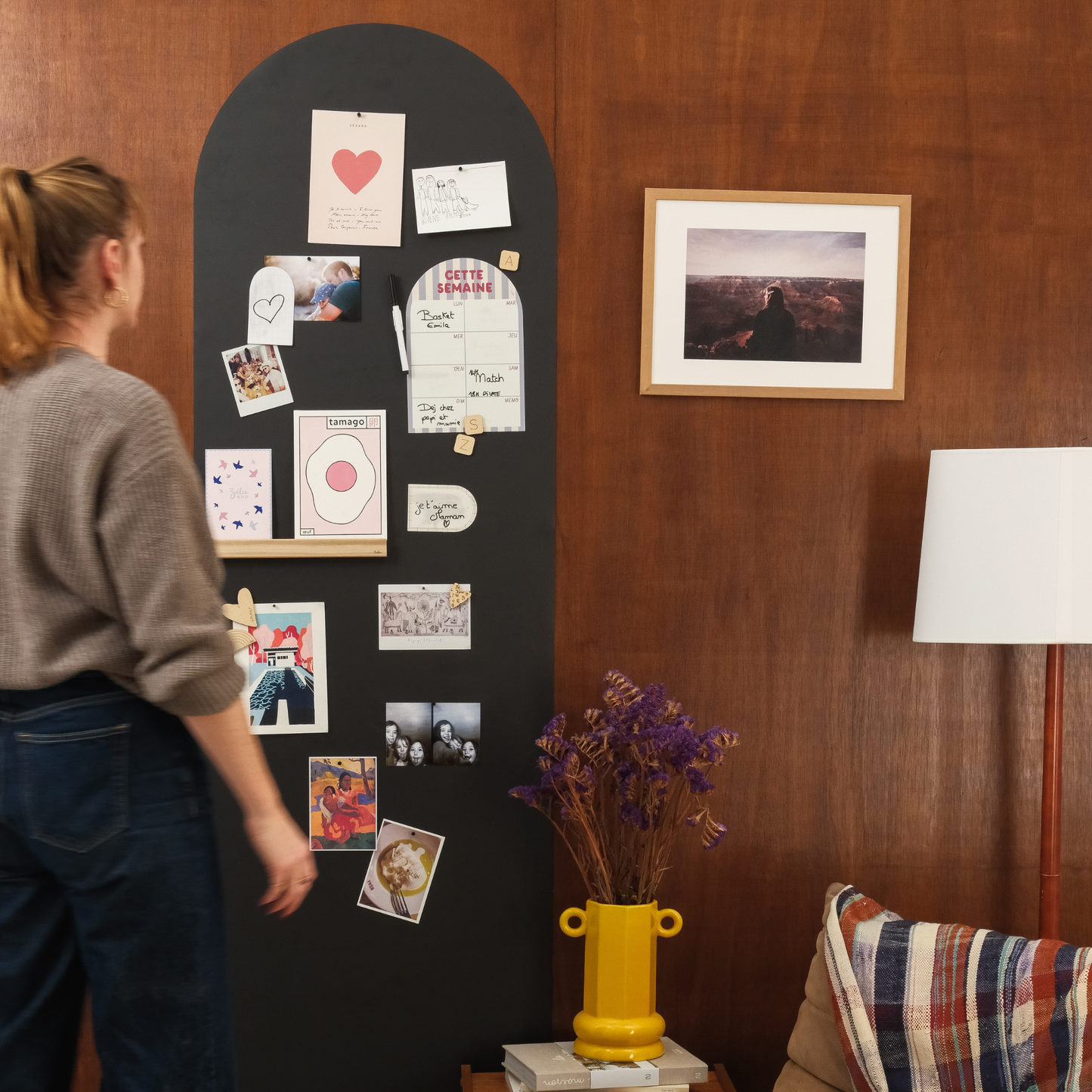 Support d'affichage décoratif pour toute la famille