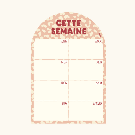 planning hebdomadaire magnétique Ferflex