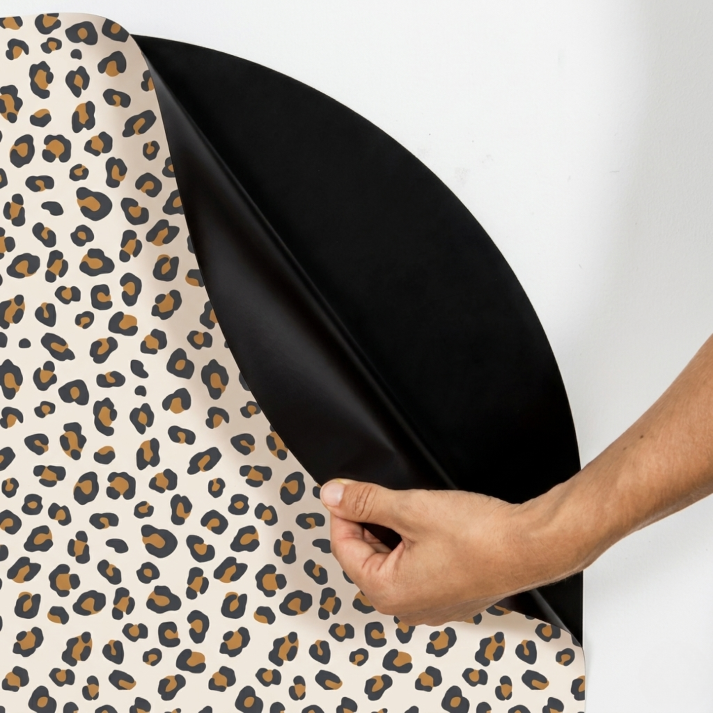 Main décollant le revêtement interchangeable magnétique du tableau magnétique arche léopard Ferflex