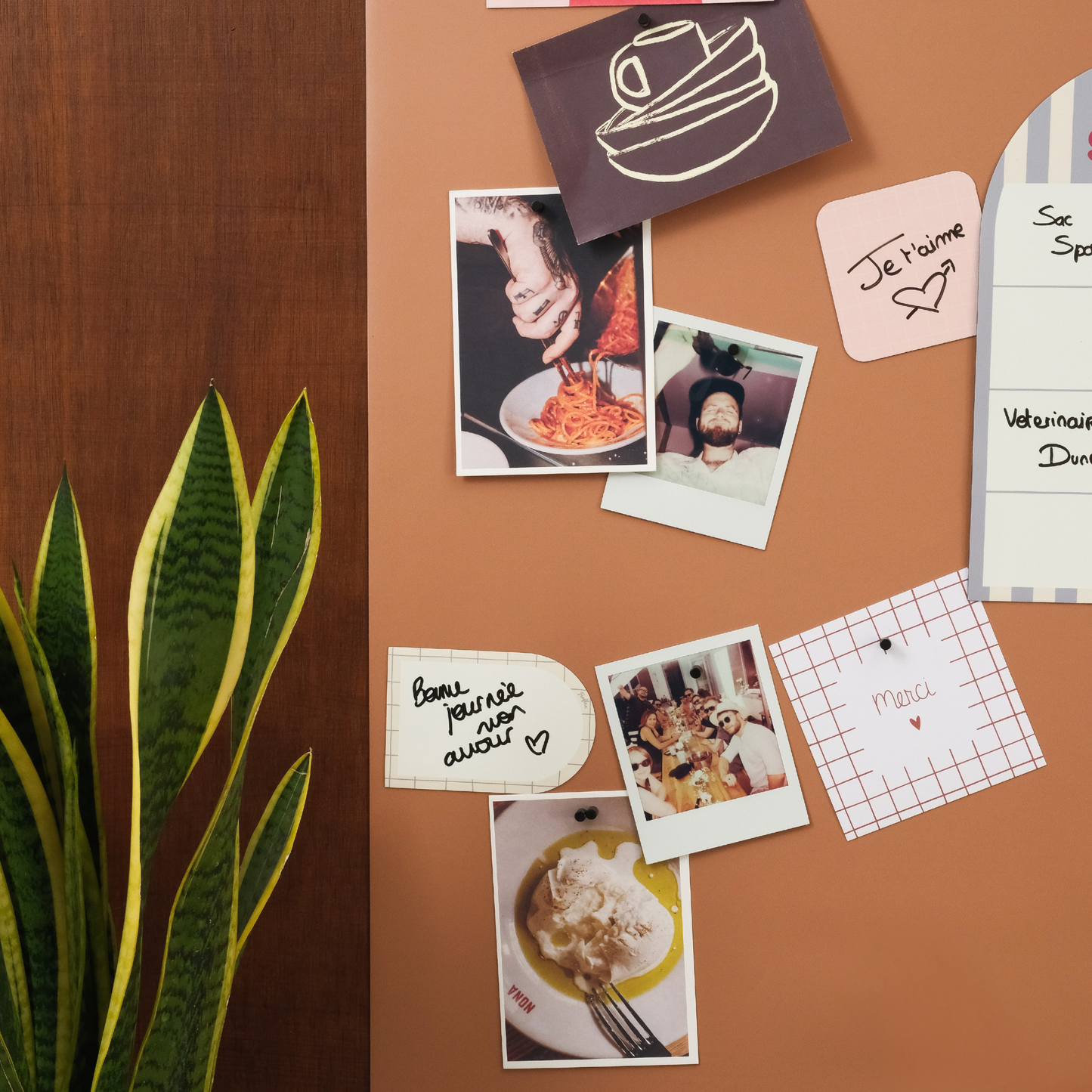 Tableau magnétique arche colorée