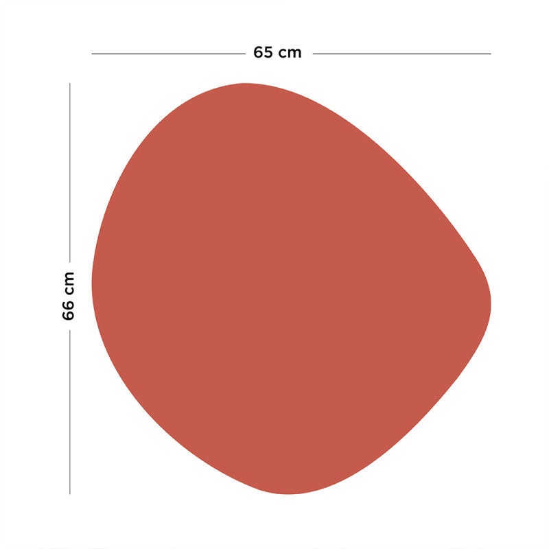 Tableau magnétique ovoïde coloré