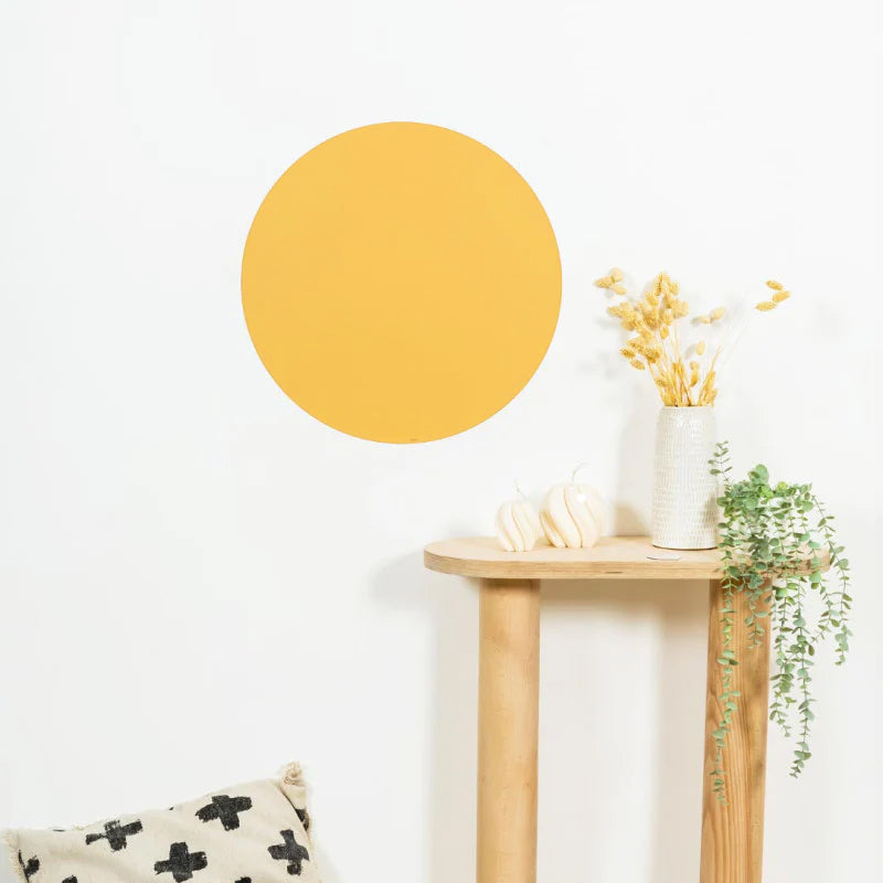 Tableau magnétique rond coloré